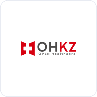 "Open Healthcare Kazakhstan" logo